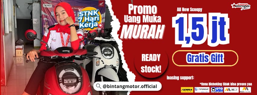promo-bimo-ciseeng-3 Promo Motor Honda Scoopy Uang Muka Murah 1.5 Juta! by Dealer Motor Honda Resmi Bintang Motor Ciseeng