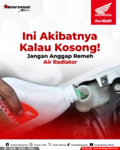 Mengapa Air Radiator Tidak Boleh Kosong - Bintang Motor